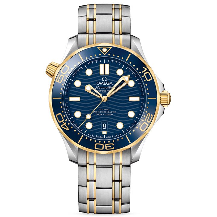 Omega Seamaster Diver 300m Steel & Yellow Gold