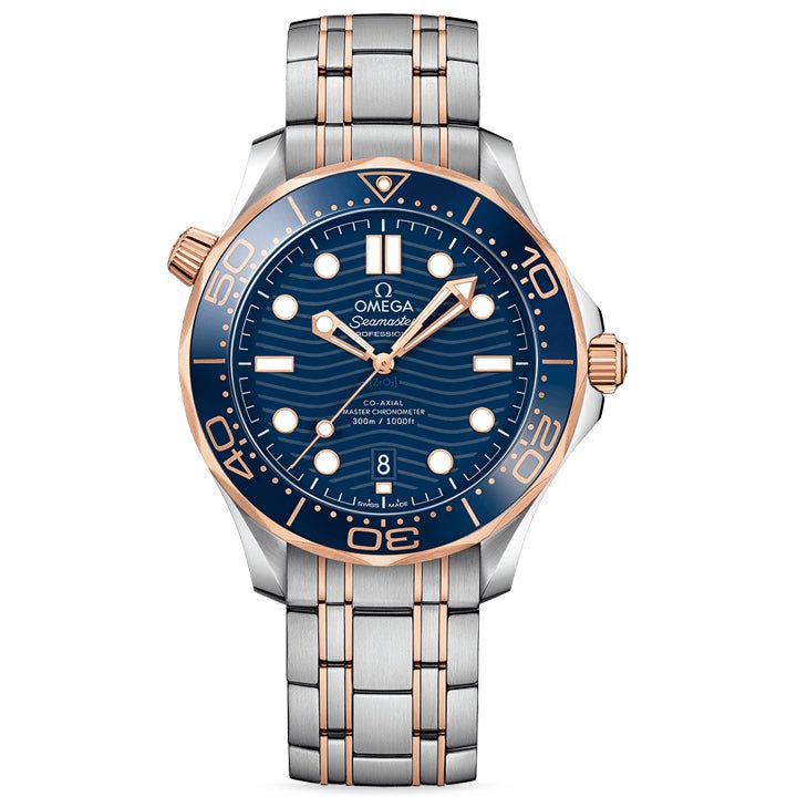 Omega Seamaster Diver 300m Steel & Sedna Gold