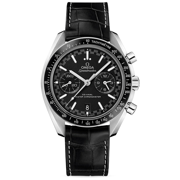 Omega Speedmaster Racing Steel on Leather Strap