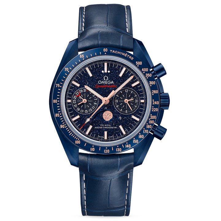 Omega Moonphase Blue Side of the Moon Co Axial Master Chronometer
