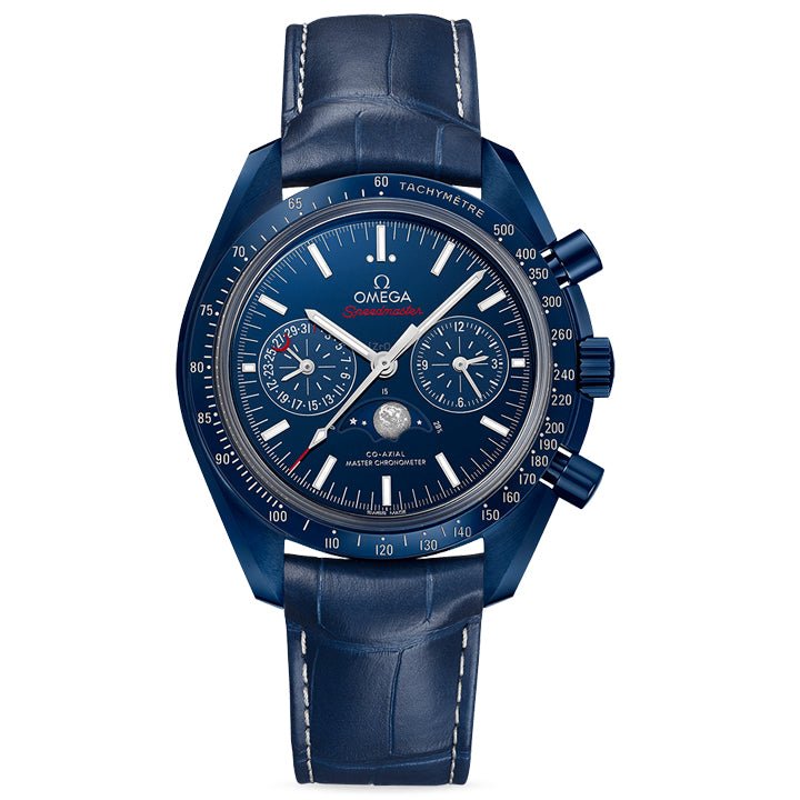 Omega Moonphase Blue Side of the Moon Co Axial Master Chronometer