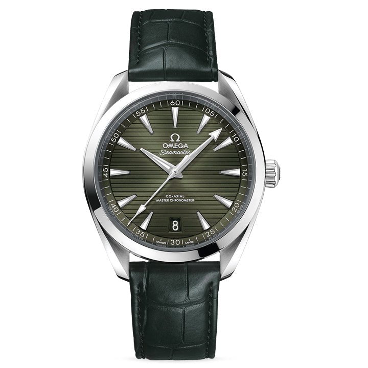 Omega Seamaster Aqua Terra 150M Steel on Leather Strap
