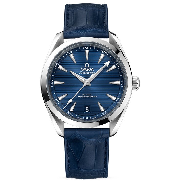 Omega Seamaster Aqua Terra 150M Steel on Leather Strap
