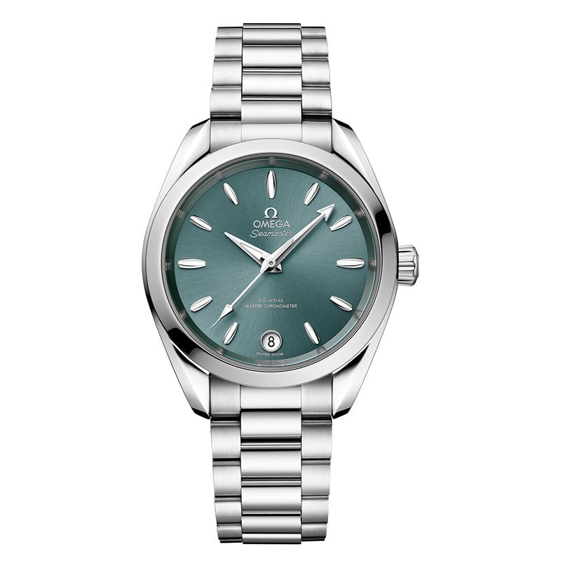 Omega Seamaster Aqua Terra 150m Co Axial Master Chronometer 34mm Lagoon Green