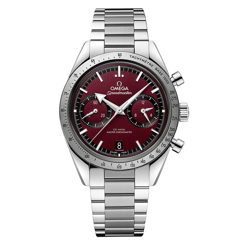 Omega Speedmaster '57 Co Axial Master Chronometer Chronograph 40.5mm Burgundy