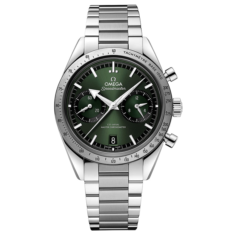 Omega Speedmaster '57 Co Axial Master Chronometer Chronograph 40.5mm Green