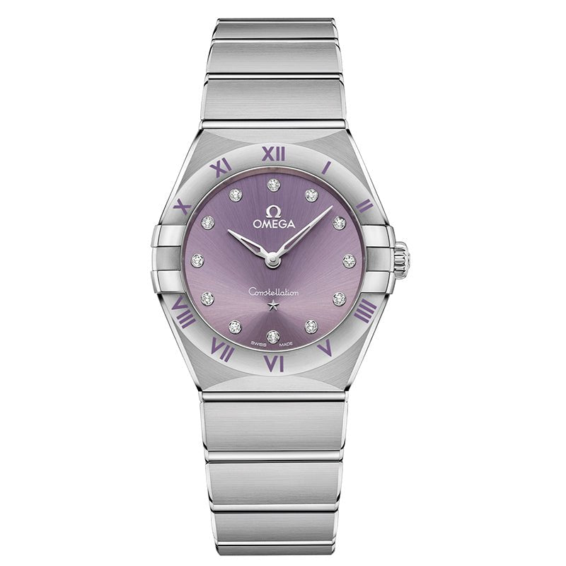 Omega Constellation Quartz 28mm Purple