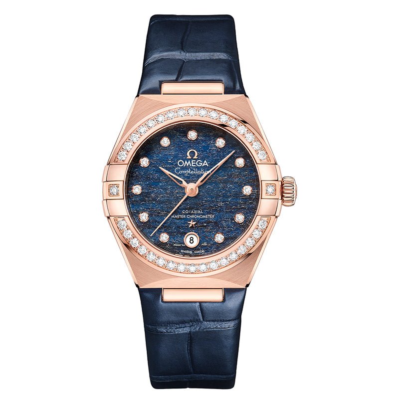 Omega Constellation Co Axial Master Chronometer 29mm Blue Adventurine