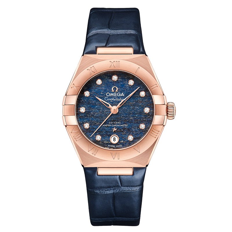 Omega Constellation Co Axial Master Chronometer 29mm Blue Adventurine