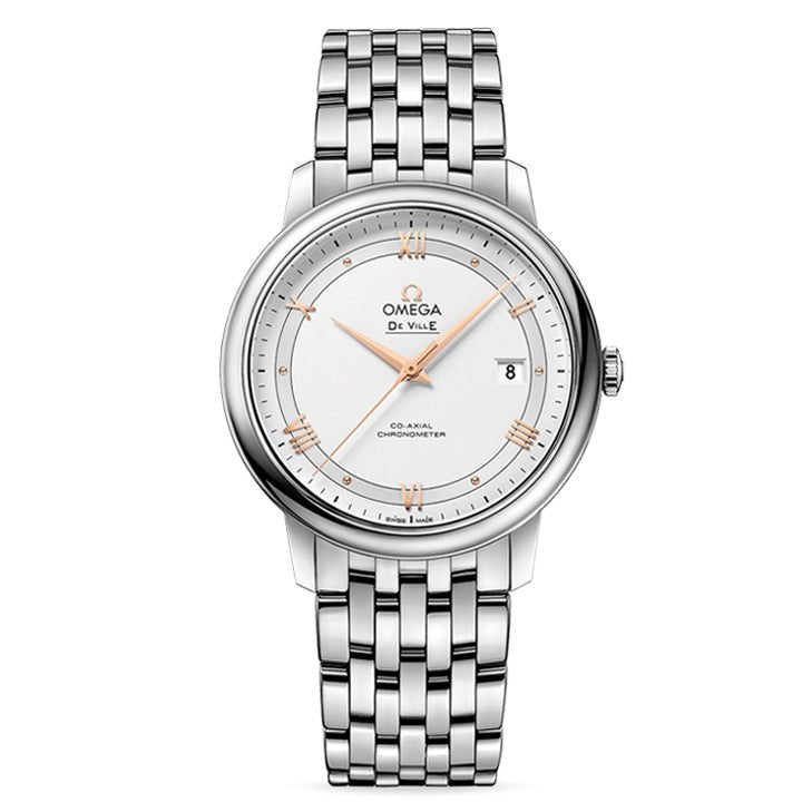 Omega De Ville Prestige Co Axial Chronometer 39.5mm Steel on Steel