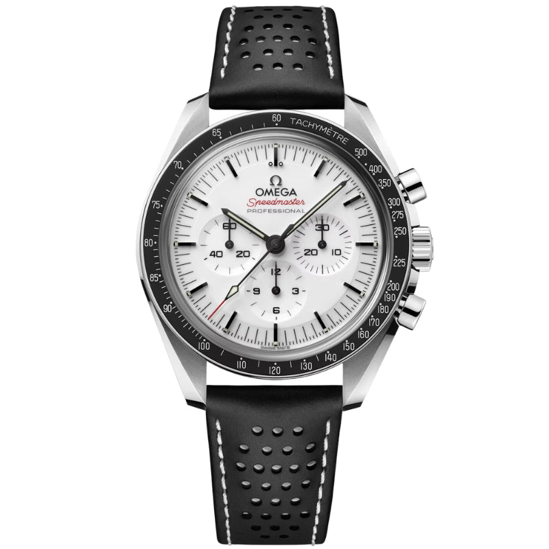 Omega Speedmaster Moonwatch Professional White Moonwatch Leather Strap