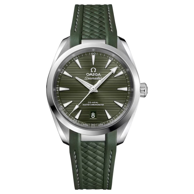 Omega Seamaster Aqua Terra 150M Steel on Rubber 38mm Green