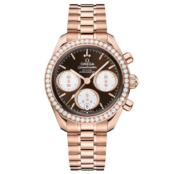 Omega Speedmaster 38, 38mm, Sedna Gold on Sedna Gold