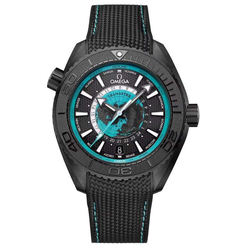 Omega Seamaster Planet Ocean 600M 45.5mm Black Ceramic Turquoise