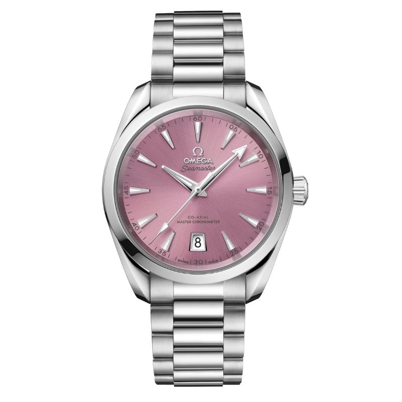 Omega Seamaster Aqua Terra Shades Steel on Steel 38mm Shell Pink