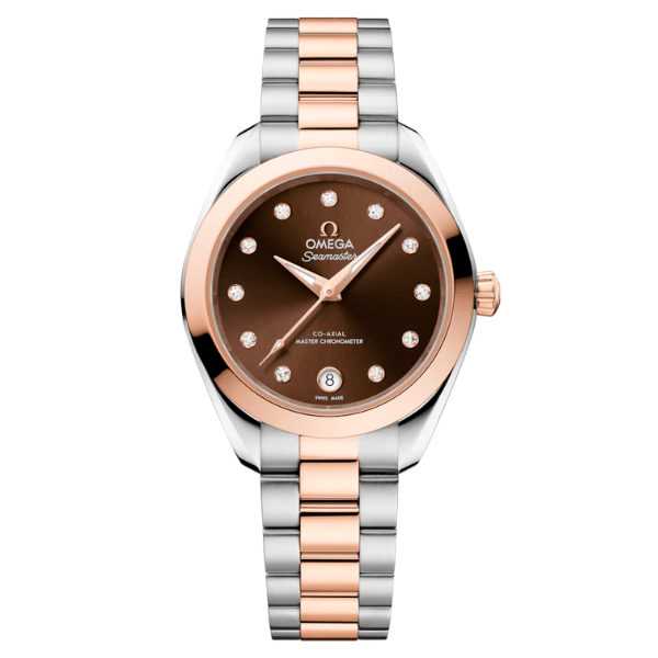 Omega Seamaster Aqua Terra 30mm Two Tone Brown Dial