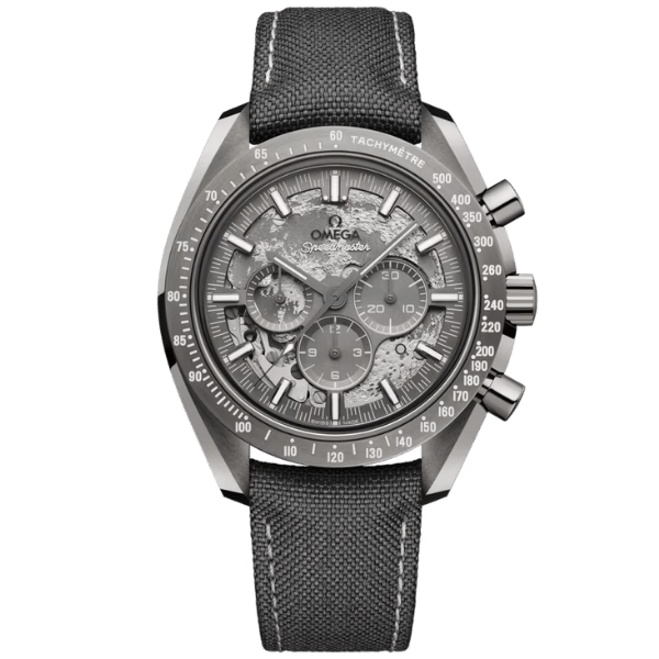 Omega Speedmaster Dark Side of the Moon Grey Ceramic Fabric Strap