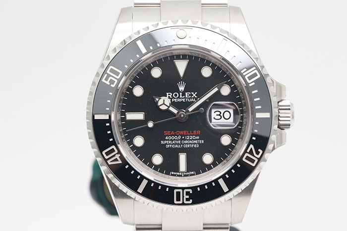 Rolex 勞力士 Sea Dweller 126600 海使1200米潛水錶前期無皇冠面盤 3235機芯 2018全膜未使用 43mm