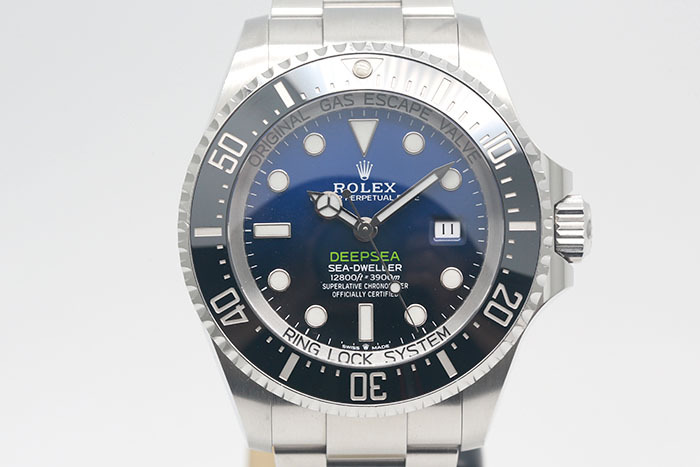 Rolex 勞力士 Sea Dweller 126660 水鬼王3900米潛水錶漸層藍色面盤 3235機芯 2021.02盒單齊全 44mm