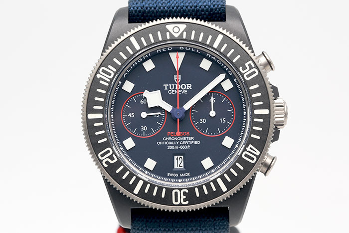 Tudor 帝舵 Pelagos FXD 紅牛帆船隊錶鍛造碳材質 計時累計功能 2023.09盒單齊全 43mm