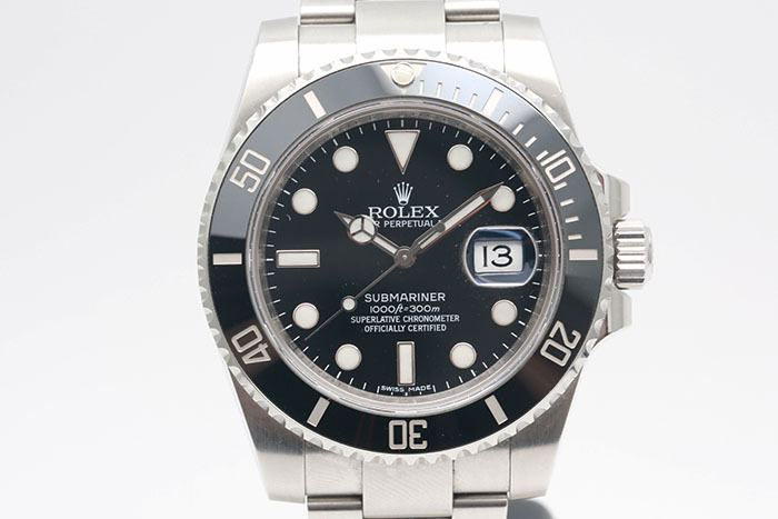Rolex 勞力士 Submariner 鋼製300米潛水錶黑色陶瓷外圈 3135機芯 2012.05盒單齊全 40mm